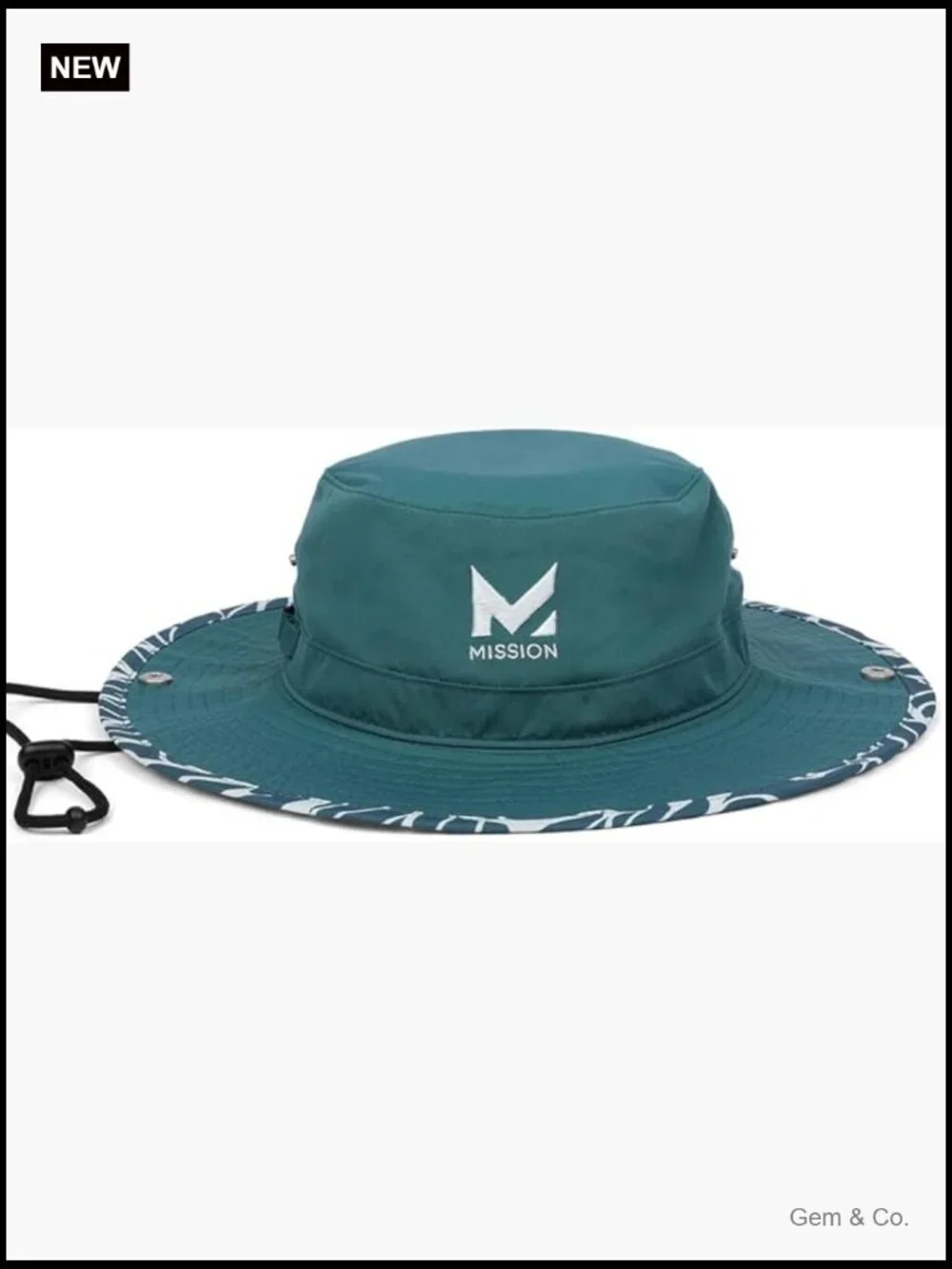 Cooling Wide-Brim Bucket Hat - UPF 50, Adjustable, Unisex, Sun Hat